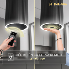 Máy hút mùi đảo 38cm Malloca MonoBlack K382B - Ảnh nhỏ 6