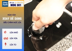 Bếp kính âm Malloca 1 gas dạng domino MDG 301 - Ảnh nhỏ 6