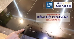 Bếp từ 4 vùng nấu Malloca MH 04I BM / Kính Eurokera, dạng xước Metalic kiểu mới - Ảnh nhỏ 5