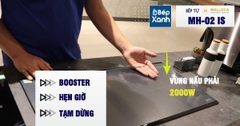 Bếp từ 2 vùng nấu Malloca MH-02IS / Kính Eurokera, dạng xước Metalic kiểu mới - Ảnh nhỏ 9