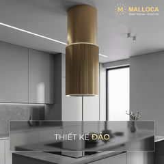 Máy hút mùi đảo 38cm Malloca Monogold K382G - Ảnh nhỏ 2