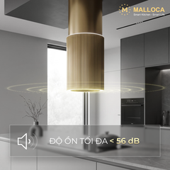 Máy hút mùi đảo 38cm Malloca Monogold K382G - Ảnh nhỏ 5