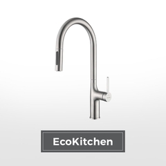 Vòi rửa chén nóng lạnh dây rút inox 304 Malloca K1726SS - Ảnh nhỏ 1