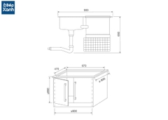 Máy Rửa Chén Tích Hợp Chậu Rửa Malloca WQP6-890F4 - Ảnh nhỏ 6