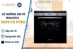 Lò nướng 9 chức năng Malloca MOV 72 PYRO - Ảnh nhỏ 6