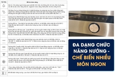 Lò nướng 9 chức năng Malloca MOV 72 PYRO - Ảnh nhỏ 16