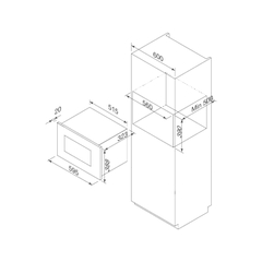 Lò vi sóng âm tủ dung tích 20L Malloca MW820ECO - Ảnh nhỏ 4
