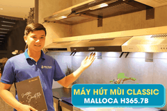 Máy hút mùi Cổ điển 70cm Malloca H365.7B (Màu đen) - Ảnh nhỏ 3
