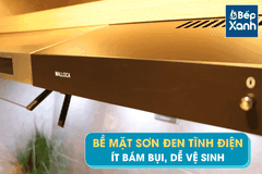 Máy hút mùi Cổ điển 70cm Malloca H365.7B (Màu đen) - Ảnh nhỏ 5
