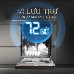 Máy rửa chén độc lập âm tủ 60cm 15 bộ Malloca MDW155035TD - Ảnh nhỏ 6
