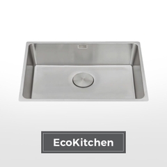Chậu rửa chén 1 hố inox 304 kích thước 74cm – lắp âm hoặc dương Malloca MS6074 - Ảnh nhỏ 1