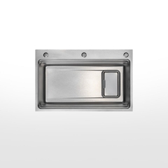 Chậu Rửa Chén 1 hố Inox 304 Silver kích thước 77cm Malloca Silver MS7750SI - Ảnh nhỏ 1