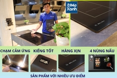 Bếp từ 4 vùng nấu Malloca MH 04I BM / Kính Eurokera, dạng xước Metalic kiểu mới - Ảnh nhỏ 12
