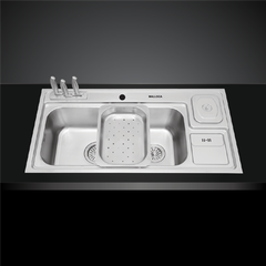 Chậu rửa chén Inox Malloca MS 8809 - Ảnh nhỏ 2