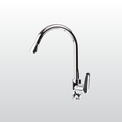 Vòi rửa chén nóng lạnh Malloca K279N / Đồng thau mạ chrome - Ảnh nhỏ 2