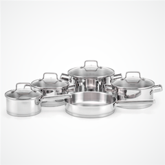Bộ nồi Inox 9 món cao cấp Malloca SA-1503