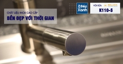 Vòi rửa chén nóng lạnh Malloca K110-S / Inox 304, có dây rút - Ảnh nhỏ 13