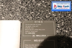 Vòi inox Malloca K118S - Vòi inox 304 - Ảnh nhỏ 12