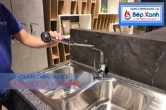 Vòi rửa chén nóng lạnh Malloca K119N9 / Đồng thau mạ chrome, có dây rút - Ảnh nhỏ 15