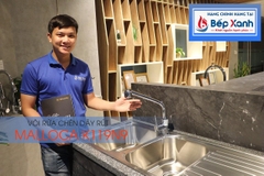 Vòi rửa chén nóng lạnh Malloca K119N9 / Đồng thau mạ chrome, có dây rút - Ảnh nhỏ 16