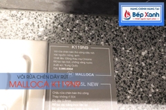 Vòi rửa chén nóng lạnh Malloca K119N9 / Đồng thau mạ chrome, có dây rút - Ảnh nhỏ 17
