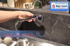 Vòi rửa chén nóng lạnh Malloca K119N9 / Đồng thau mạ chrome, có dây rút - Ảnh nhỏ 5