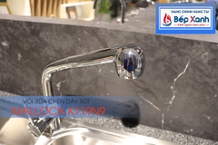 Vòi rửa chén nóng lạnh Malloca K119N9 / Đồng thau mạ chrome, có dây rút - Ảnh nhỏ 6