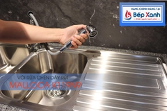 Vòi rửa chén nóng lạnh Malloca K119N9 / Đồng thau mạ chrome, có dây rút - Ảnh nhỏ 12