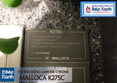 Vòi rửa chén nóng lạnh Malloca K275C / Đồng thau mạ chrome - Ảnh nhỏ 7