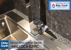 Vòi rửa chén nóng lạnh Malloca K291C / Đồng thau mạ chrome - Ảnh nhỏ 4