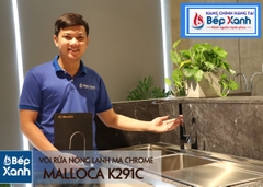 Vòi rửa chén nóng lạnh Malloca K291C / Đồng thau mạ chrome - Ảnh nhỏ 9