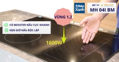 Bếp từ 4 vùng nấu Malloca MH 04I BM / Kính Eurokera, dạng xước Metalic kiểu mới - Ảnh nhỏ 14