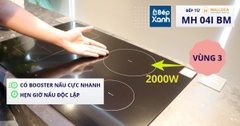 Bếp từ 4 vùng nấu Malloca MH 04I BM / Kính Eurokera, dạng xước Metalic kiểu mới - Ảnh nhỏ 15