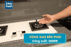 Bếp gas âm 2 vùng nấu Malloca AS 9502W/ Màu trắng - Ảnh nhỏ 8