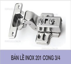 Bản lề inox 201 cong 3/4 Eurogold EWS103
