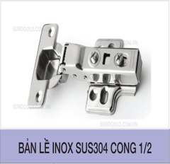 Bản lề inox SUS304 cong 1/2 Eurogold EWP102
