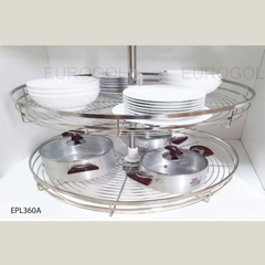 Mâm xoay 360 độ Eurogold EPL360A - Inox SUS304, 80cm