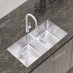 Chậu rửa bát Eurogold EUC28746EB - 870x460x230mm