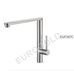 Vòi rửa bát Eurogold EUF307C - inox SUS304, bóng gương