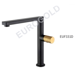Vòi rửa bát Eurogold EUF331D - màu đen, inox SUS304, phủ nano đen