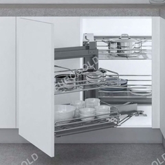 Giá góc liên hoàn Eurogold EPV101 - Inox SUS304, nan Oval, 90cm, trái