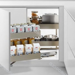 Giá góc liên hoàn Eurogold EUM101 - Nhôm sơn tĩnh điện, màu champagne gold, trái