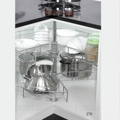 Mâm xoay 270 độ Eurogold EP270A - Inox SUS304, 80cm