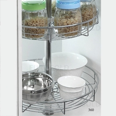 Mâm xoay 360 độ Eurogold TR360A - Inox mạ crom, 80cm