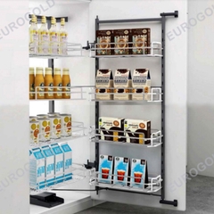 Tủ kho 4 tầng Eurogold EPL80445 - Inox, 45cm