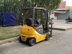 Xe nâng điện ngồi lái KOMATSU FB15-12 năm 2021, nâng cao 3m
