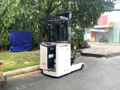 Xe nâng điện đứng lái NICHIYU FBRM18-80-400 năm 2019, nâng cao 6m