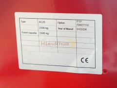 Xe nâng tay thấp 2.5 tấn NOBLELIFT AC25