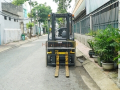 Xe nâng điện ngồi lái KOMATSU FB15-12 năm 2009, nâng cao 3m