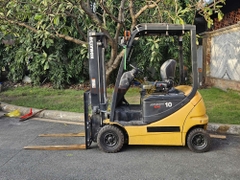 Xe nâng điện ngồi lái KOMATSU FB10-12 năm 2021, nâng cao 3m